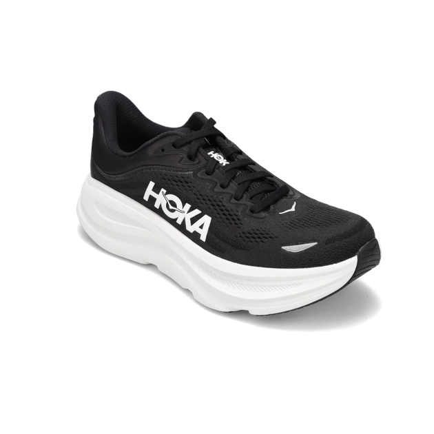 ★HOKA(W)★Bondi 9 Running Shoes★Black White Women's Bondi 9 Running Shoe - Black/White - Wide (D
