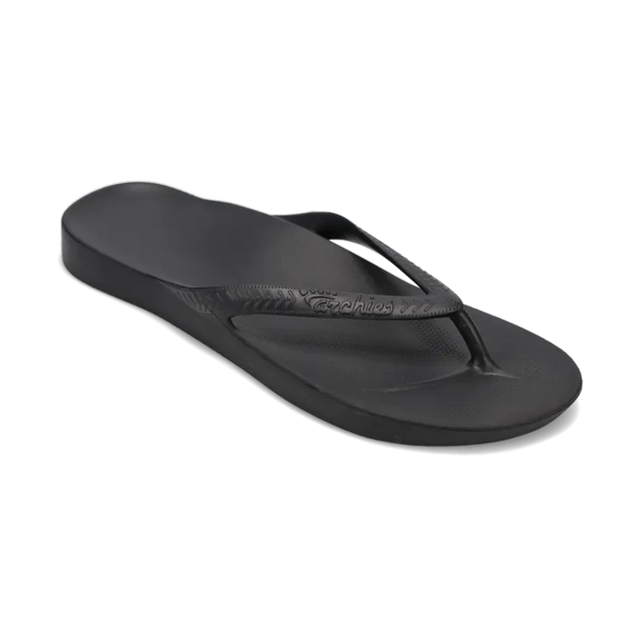 Men s Arch Support Flip Flop Black