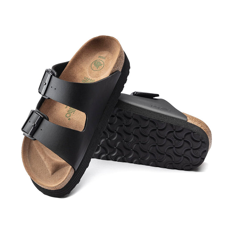Women's Arizona Platform Vegan Black Birko-Flor