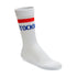 Women's Cotton Crew Stripe White Small/Medium