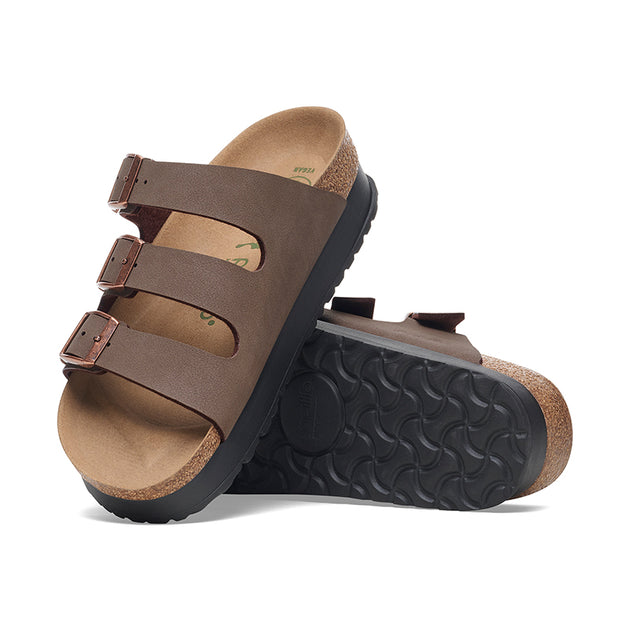 Shop Women's Florida III Platform Vegan Narrow Mocha Birkibuc
