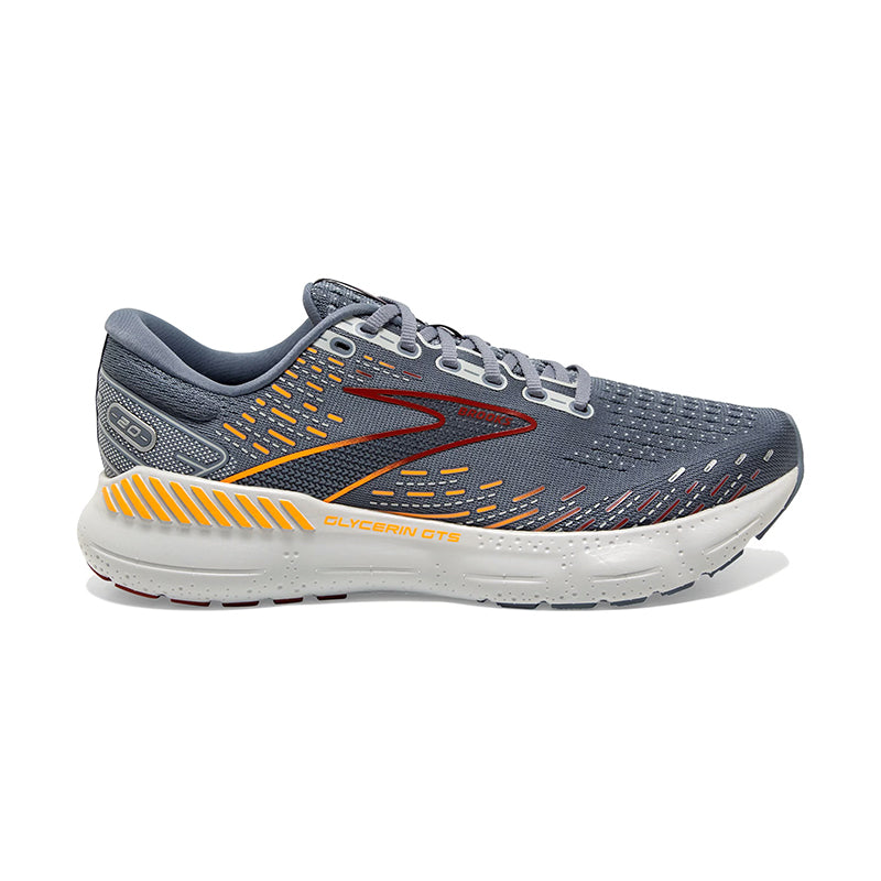 Men's Glycerin GTS 20 Grey/Chili Oil/Orange