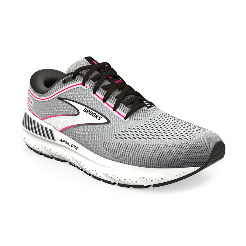 Women's Ariel GTS '23 (WIDE) Grey/Black/Pink