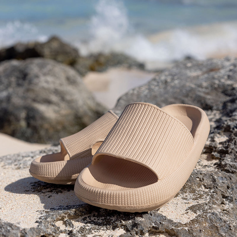 Women's Pillow Slides Oat Latte