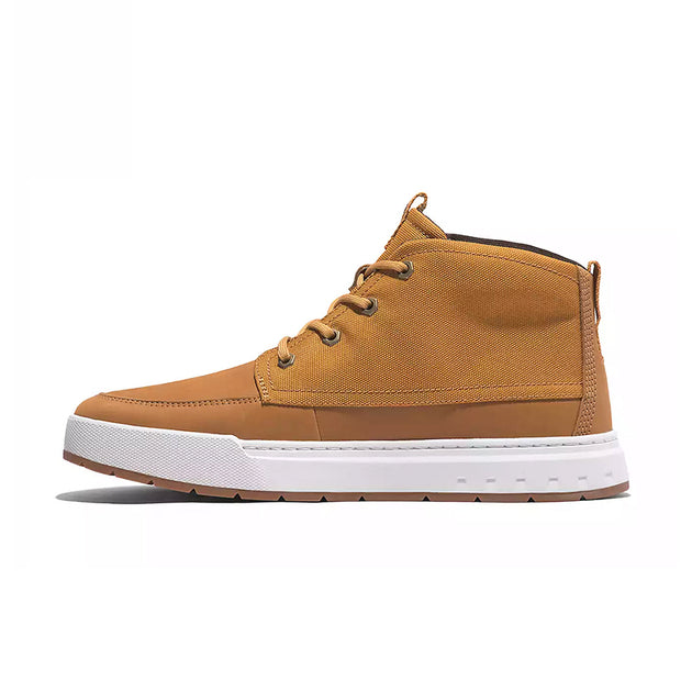 ■Timberland■ Men's Maple Grove Midcut Wheat Sneakers TB0A5 Timberland Men's MAPLE GROVE MID LACE-UP Wheat Sneakers