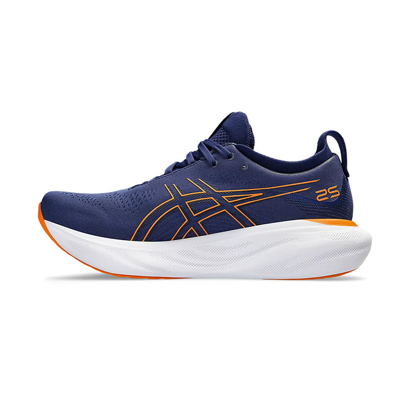 Men's Gel-Nimbus 25 Deep Ocean/Bright Orange