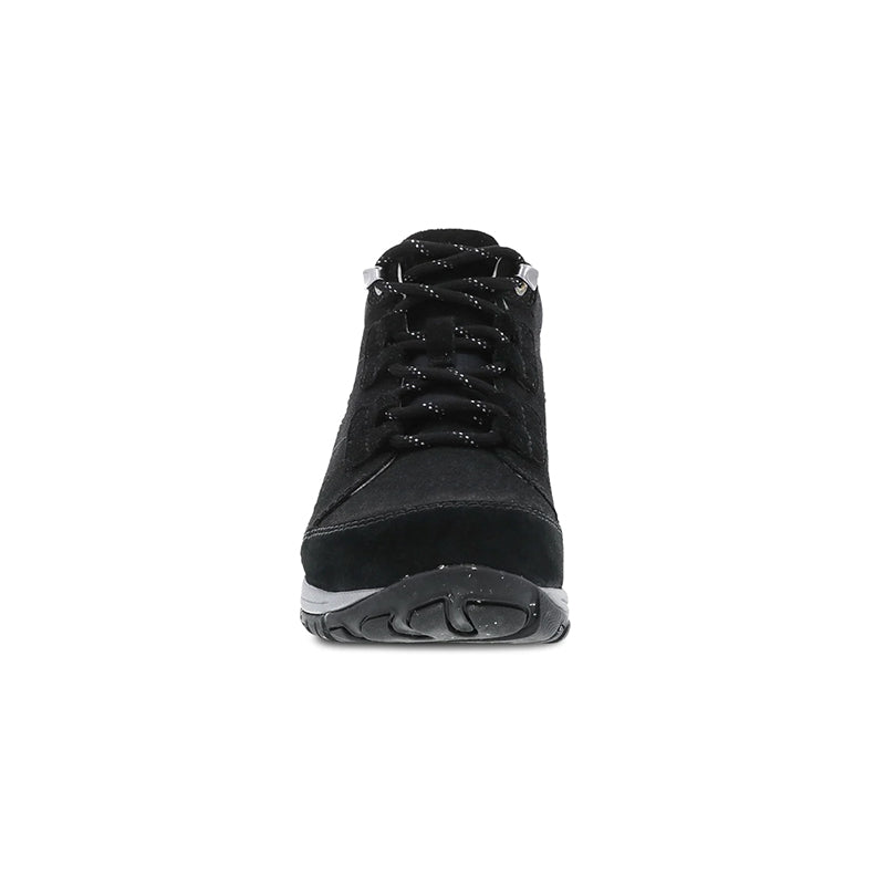 Women's Pearla Black Burnished Suede