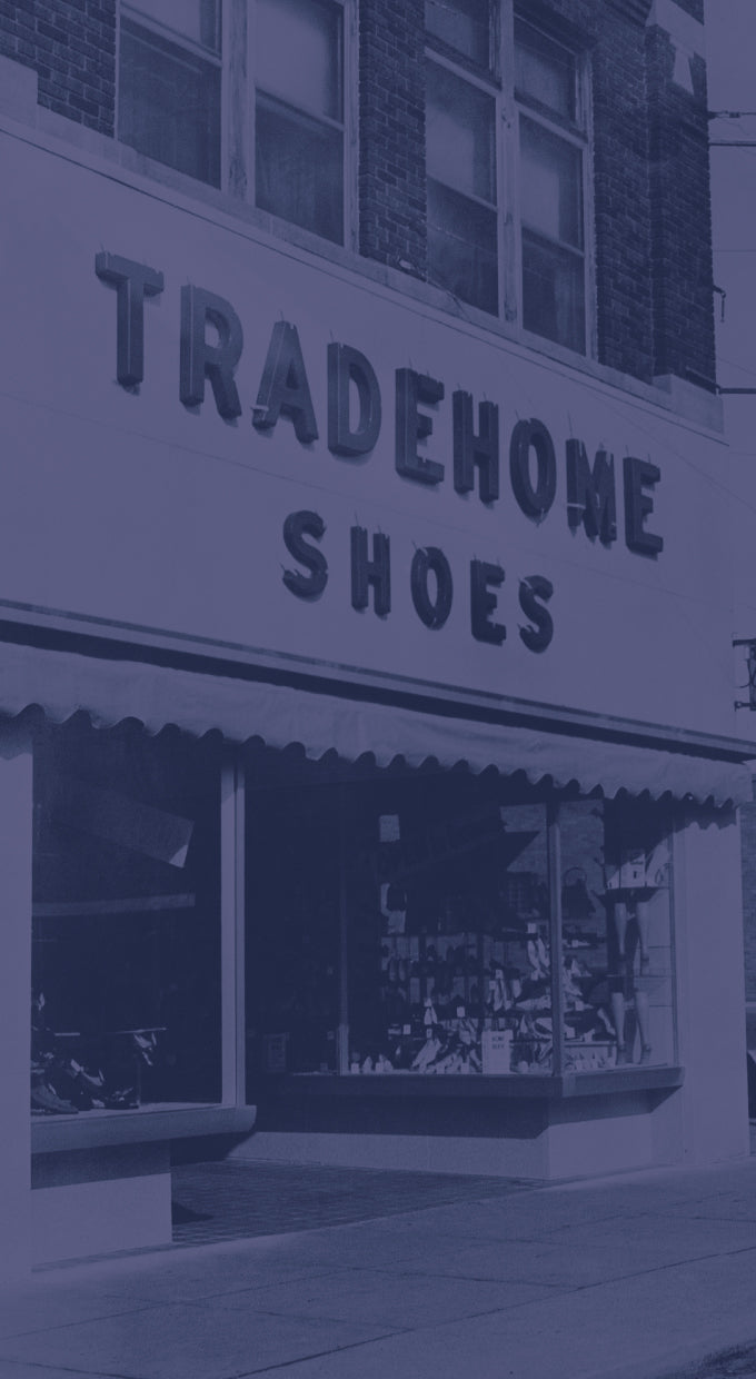 Old photo of TRADEHOME Shoes location.