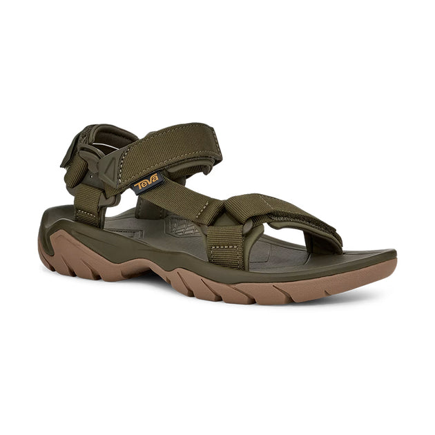 Teva Terra Fi 5 Universal Sandals Men\'s 14 Black Olive Geometric 1004485 Good Teva Terra Fi 5 Universal Sandals - Men main image 3