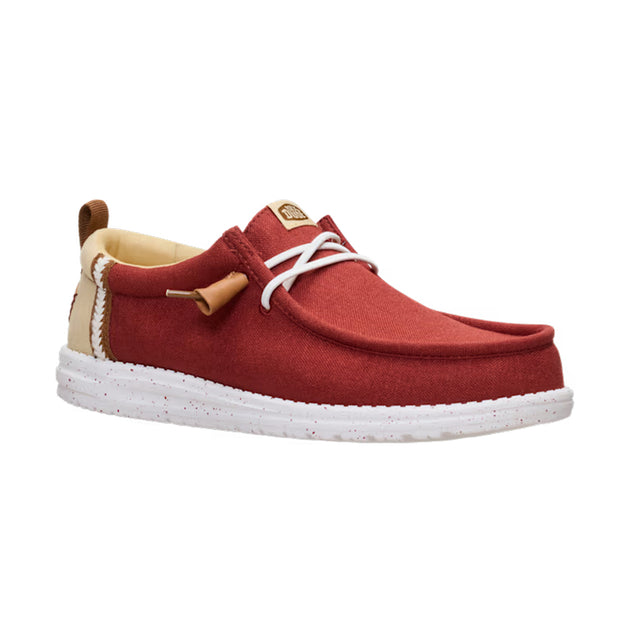 Men's Wally Craft Linen Burnt Red/Multi – Tradehome Shoes