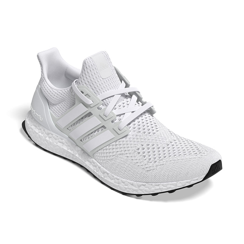 Men's adidas Ultraboost 1.0 - White/White/White - 45° Angle - Available at Tradehome Shoes