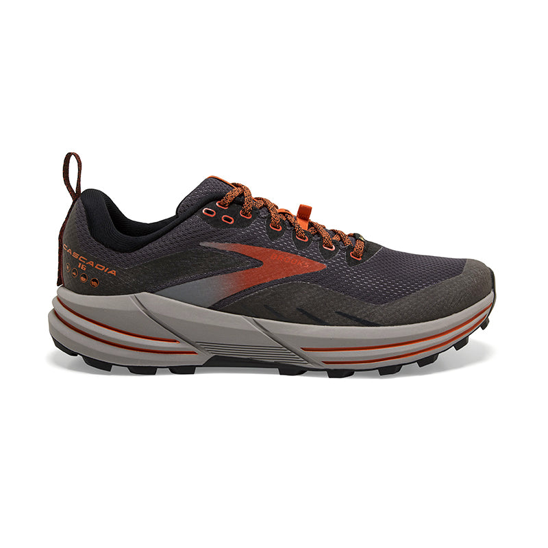 Men's Cascadia 16 GTX Black/Ebony/Cinnabar