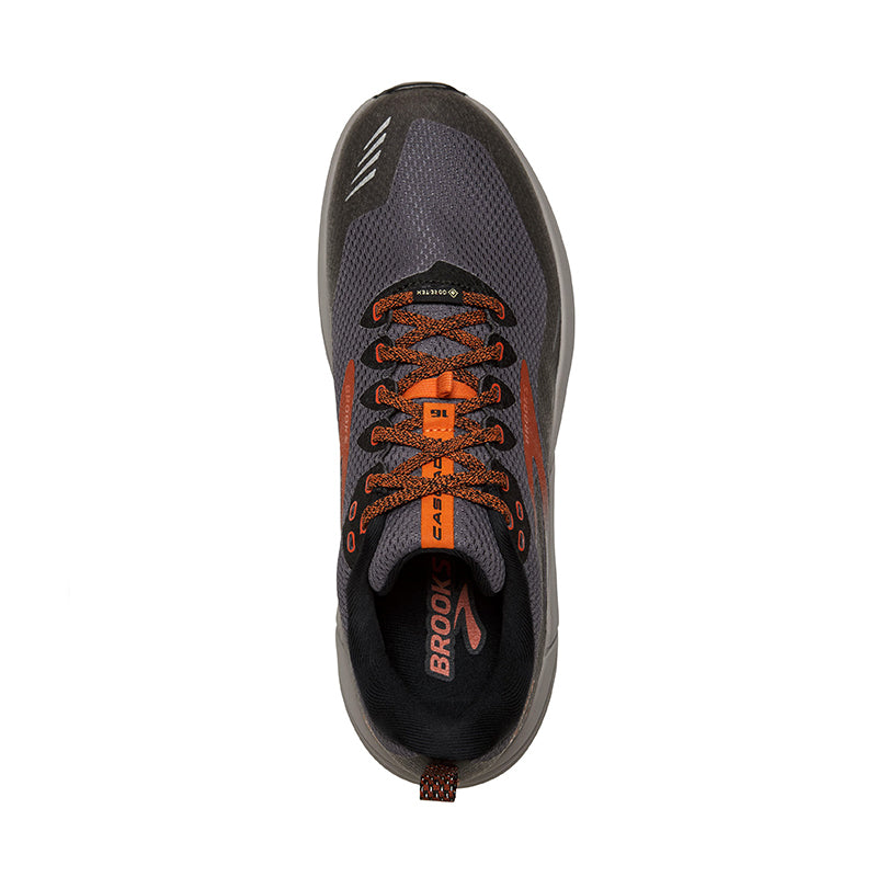 Men's Cascadia 16 GTX Black/Ebony/Cinnabar