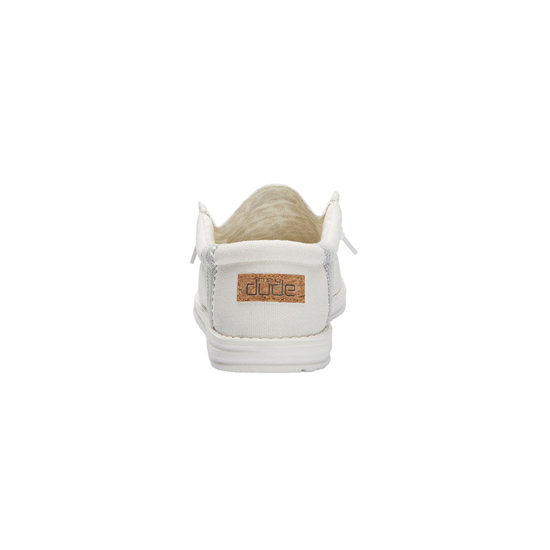 Men's Wally Break Stitch White