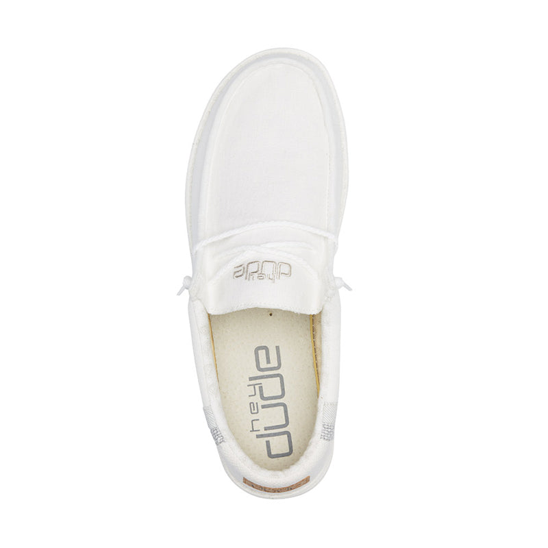 Men's Wally Break Stitch White