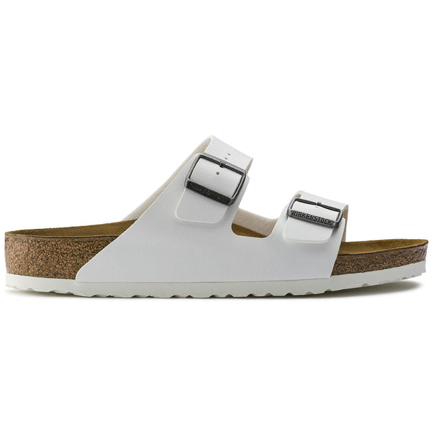 Birkenstock arizona hot sale narrow white