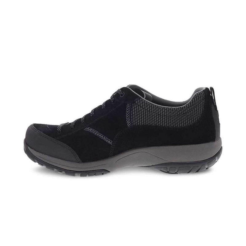 Women's Paisley Black/Black Suede