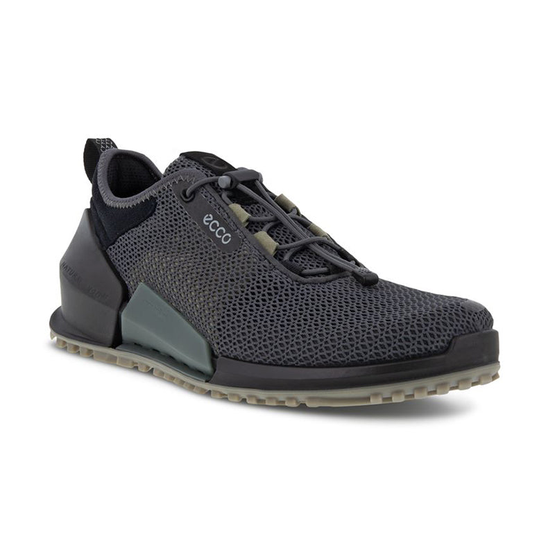 Men's Ecco Biom 2.0 Breathru - Magnet/Black/Vetiver - 45° Angle - Available at Tradehome Shoes