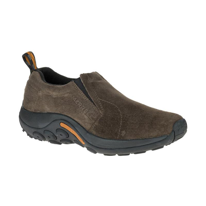 Men's Merrell Jungle Moc - Gunsmoke - 45° Angle - Available at Tradehome Shoes