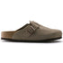 Men's Boston Soft Footbed Taupe Suede