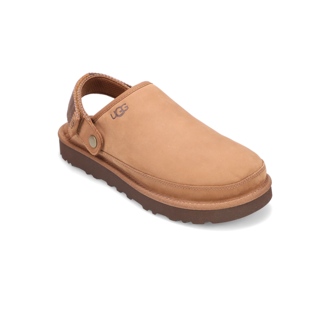 Shop Men's Goldencoast Clog II Nubuck Dark Chestnut | Men's Slip