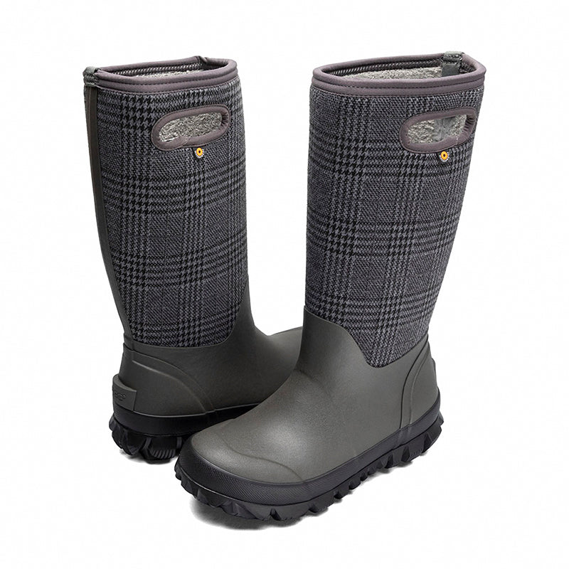 Women's Whiteout Plaid Cement
