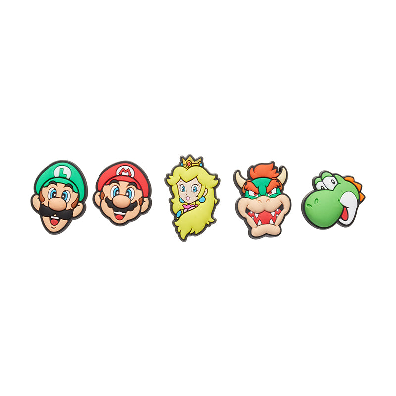 Jibbitz 5 Pack Super Mario | Footwear Accessories (Misc