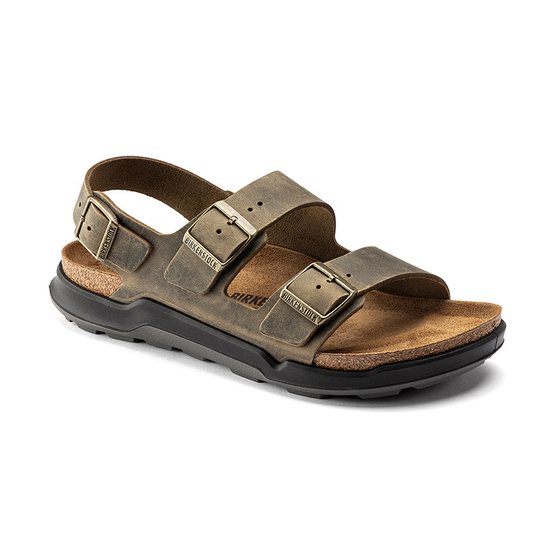 BIRKENSTOCK LUGANO FADED KHAKI orders MENS 13 Sandals. NEW IN BOX. Oiled leather