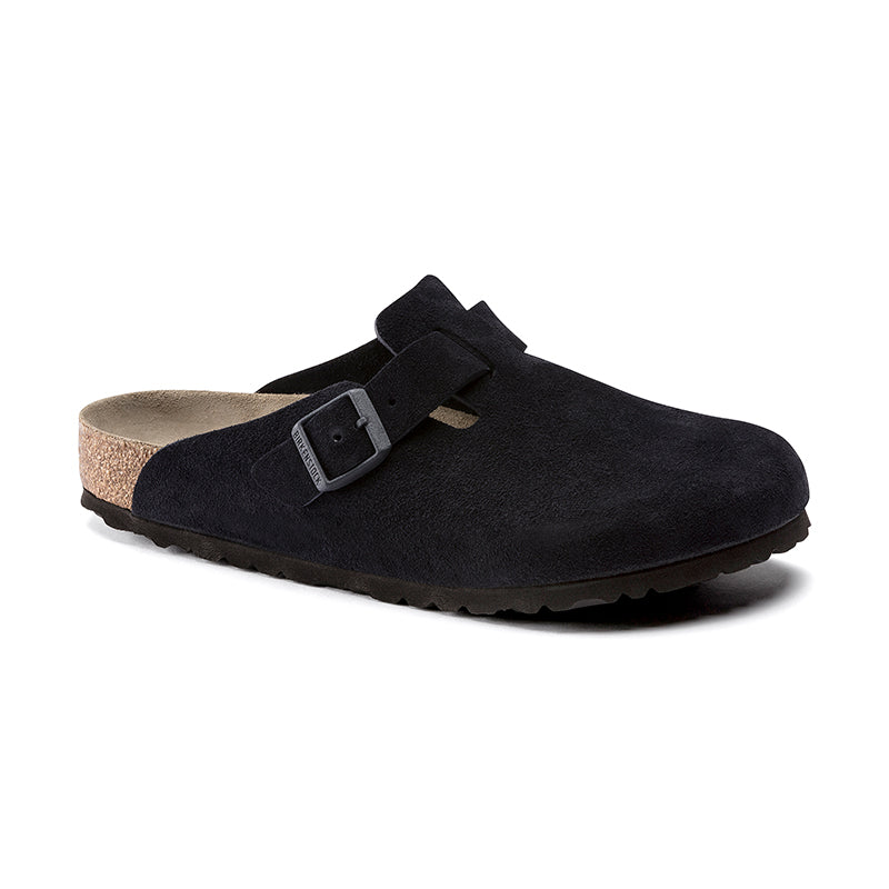 Women's Boston Soft Footbed Narrow Midnight Suede