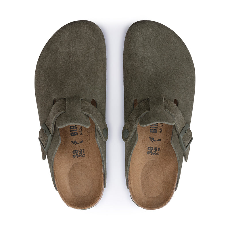Women's Boston Narrow Thyme Suede – Tradehome Shoes