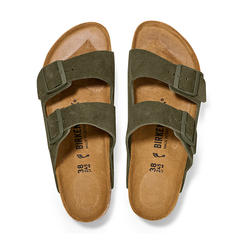 Shop Women's Arizona Narrow Thyme Suede | Women's Comfort Sandals