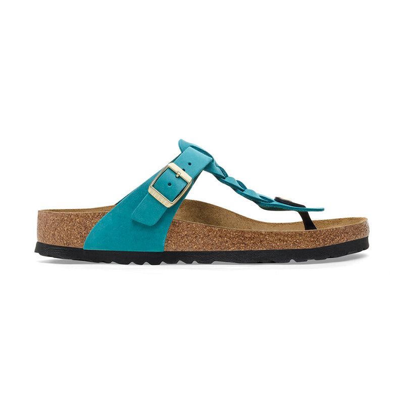 Women's Birkenstock Gizeh Braid - Biscay Oiled Leather - Right Side View - Available at Tradehome Shoes