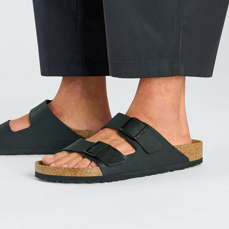 Men's Arizona Saffiano Black Birko-Flor – Tradehome Shoes