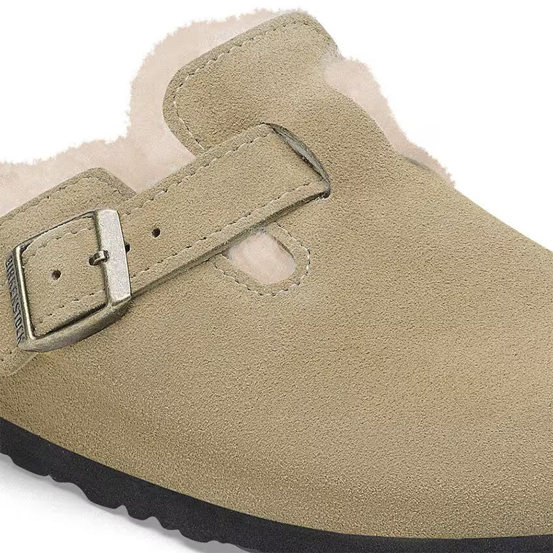 Women's Boston Shearling Taupe/Natural