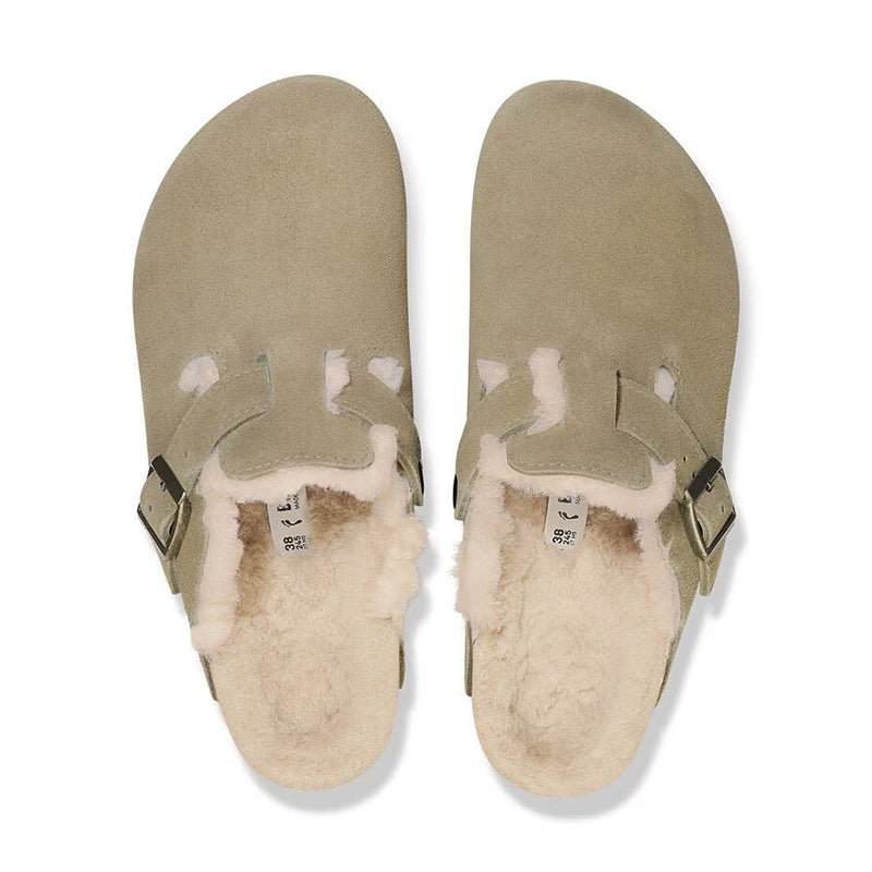 Women's Boston Shearling Taupe/Natural