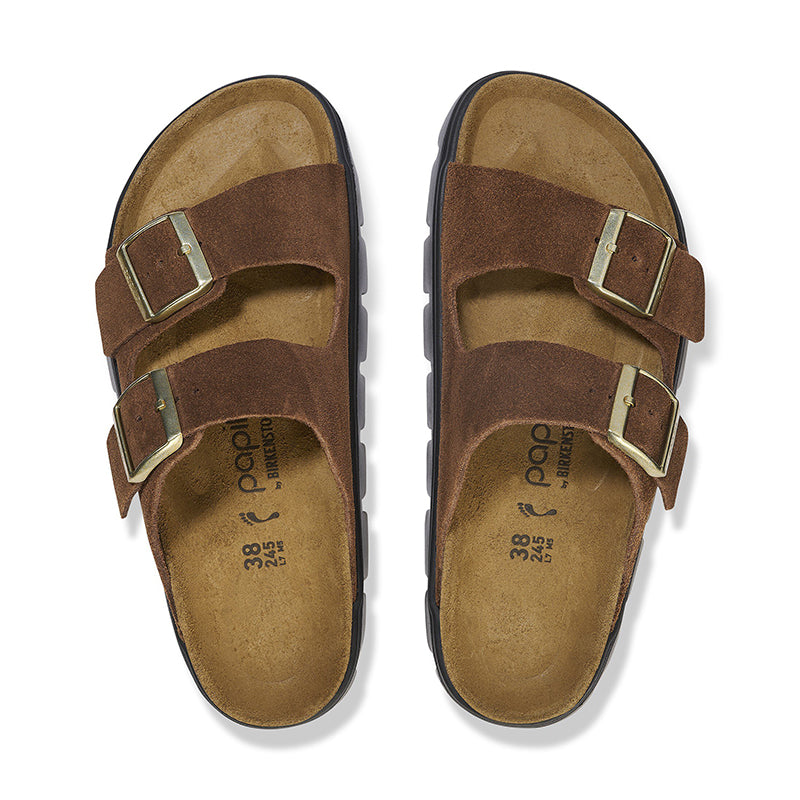 Shop Women's Arizona Chunky Narrow Dark Tea Suede | Women's
