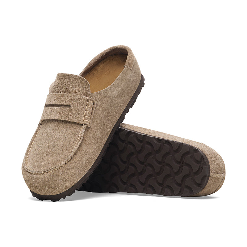 Women's Naples Wrapped Narrow Taupe Suede