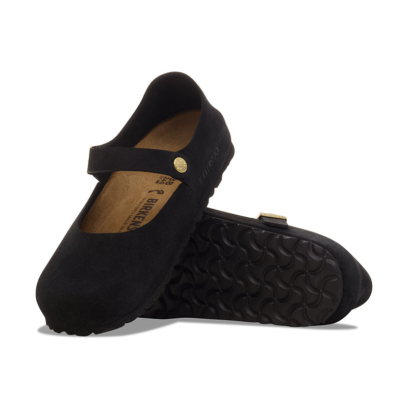 Women's Mantova Narrow Black Suede