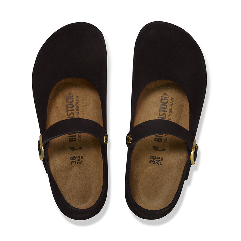 Women's Mantova Narrow Black Suede