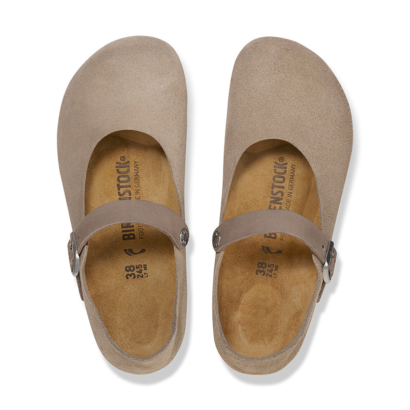 Women's Mantova Narrow Taupe Suede
