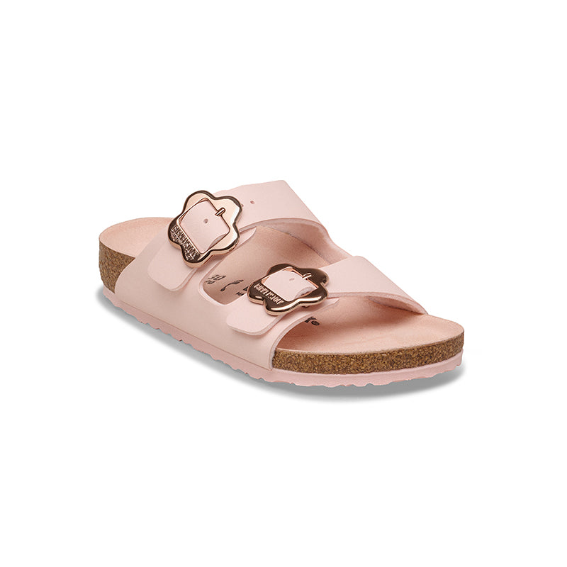 Kid's Preschool Arizona Flower Buckle Narrow Light Rose Birko-Flor