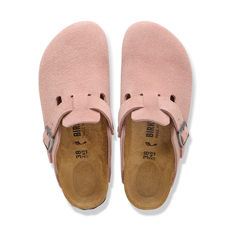 Women's Boston Narrow Pink Clay Suede