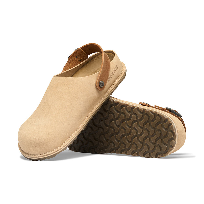 Women's Lutry Narrow Sandcastle Suede/Cognac Oiled Leather