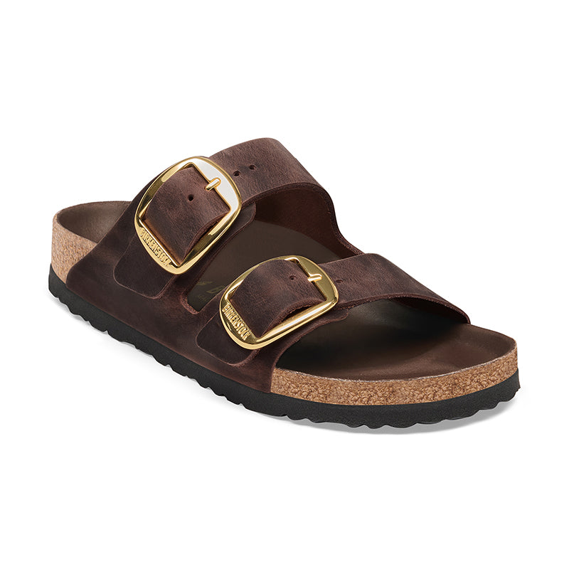 Women's Arizona Big Buckle Narrow Habana Oiled Leather