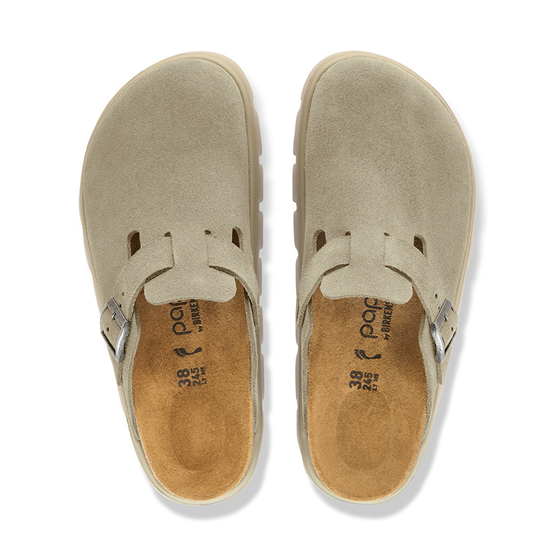 Women's Boston Chunky Tonal Narrow Taupe Suede