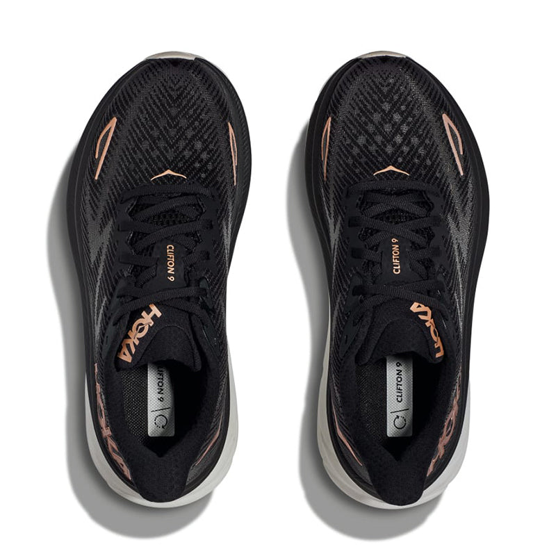 ★HOKA(W)★Bondi 9 Running Shoes★Black Rose Gold HOKA Bondi 9 Women's Black/Rose Gold – Holabird Sports