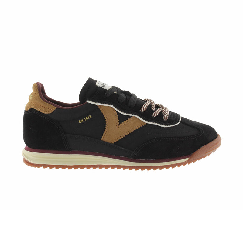 Women's Saturno Serraje & Nylon Negro