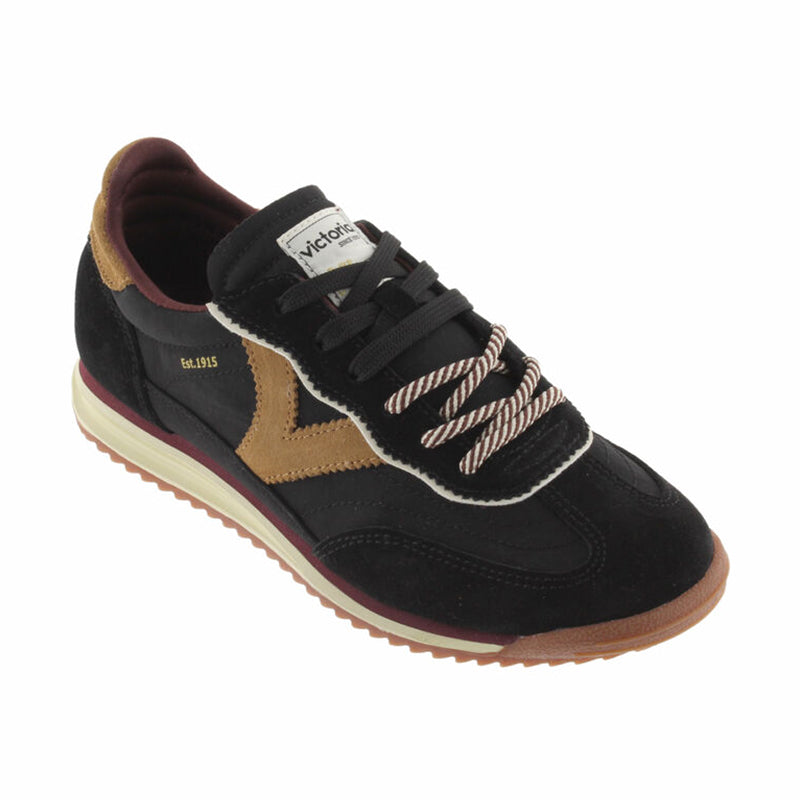Women's Saturno Serraje & Nylon Negro