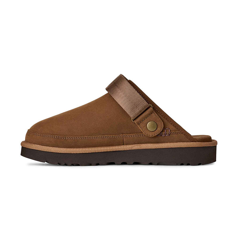 Shop Men's Goldencoast Clog II Nubuck Dark Chestnut | Men's Slip