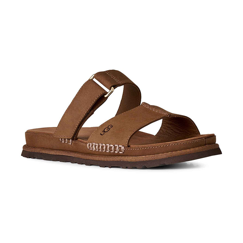 Shop Women's Goldengaze Slide Dark Chestnut | Women's Flat Sandals